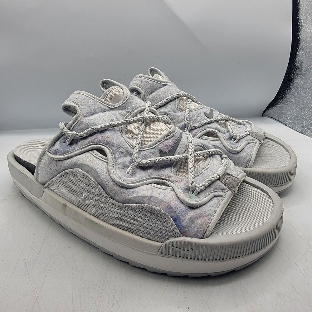 Nike Offline 2.0 Mens 10 Gray Sandals Summer Casual Walking Outdoors DJ6229-001